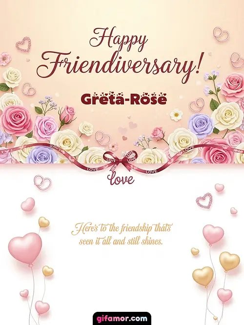 Happy friendiversary! Greta-Rose