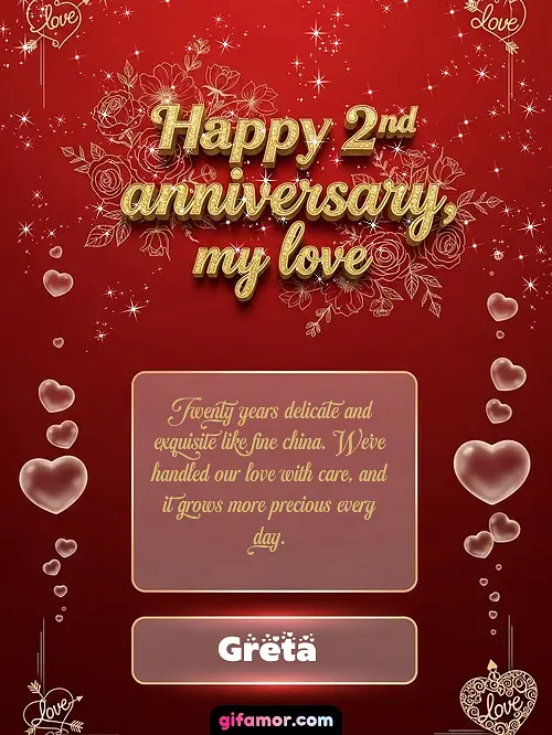 Happy 2st anniversary, my love III Greta