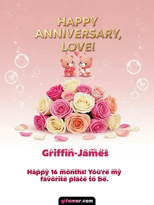 Happy anniversary, love! IV Griffin-James