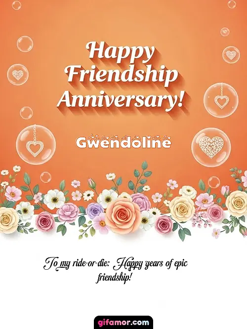 Happy friendship anniversary! III Gwendoline