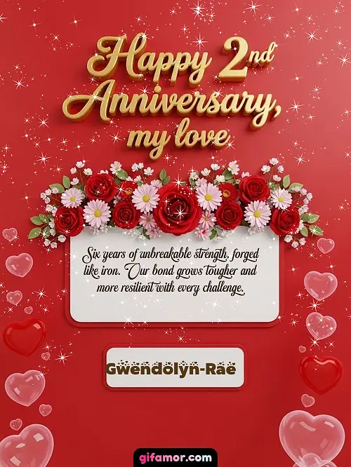 Happy 2st anniversary, my love I Gwendolyn-Rae Gif Download
