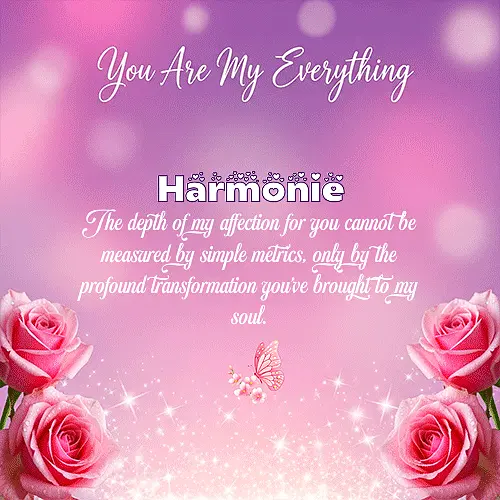 You are my everything IV Harmonie Gif Download