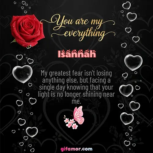 You are my everything I Isannah Gif Download