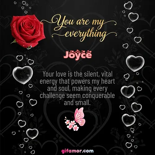 You are my everything I Joyce Gif Download