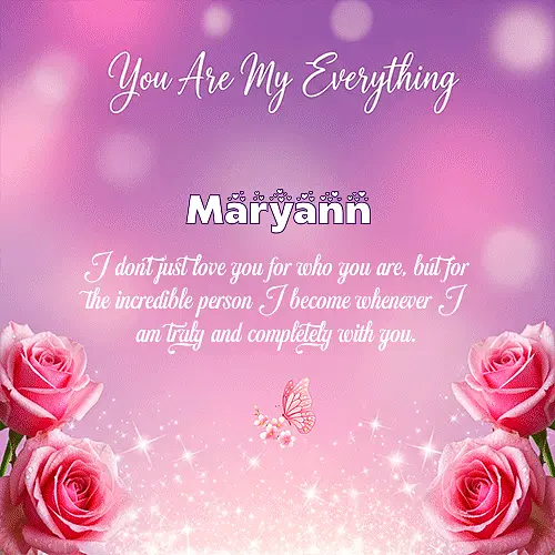 You are my everything IV Maryann Gif Download
