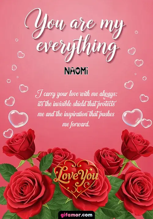 You are my everything Naomi Gif Download