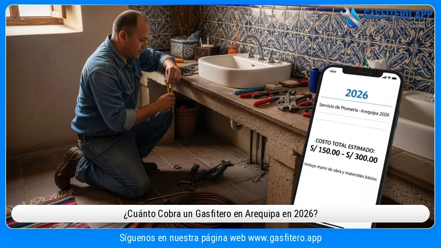 ¿Cuánto Cobra un Gasfitero en Arequipa en 2026?